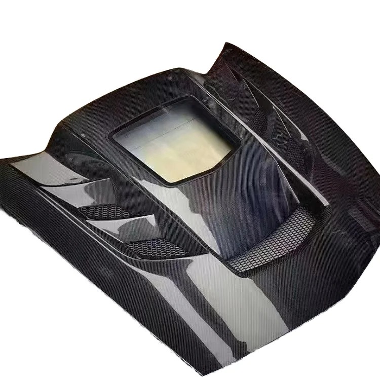 Carbon Fiber Sport Hood Cover for New Single-Sided Corvette C7 Z06 Upgrade Car Accessory